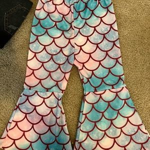 Mermaid wide leg pants